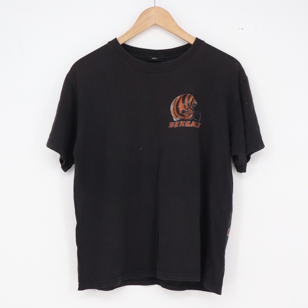 Cincinnati Bengals T-Shirt Mens M Black NFL Football Team Apparel Good